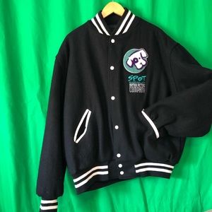 Holloway Varsity Black Wool Men’s XL Jacket